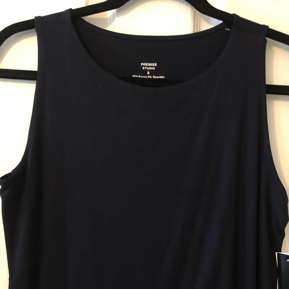 Premise Studio Black Scoopneck Sleeveless Tank Size Small NWT - Picture 3 of 6